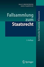 Cover of: Fallsammlung zum Staatsrecht