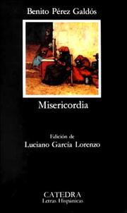 Cover of: Misericordia by Benito Pérez Galdós