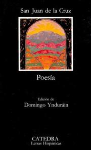 Cover of: Poesía by Domingo Ynduráin
