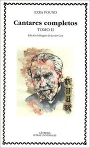 Cover of: Cantares Completos / The Cantos (Letras Universales / Universal Writings) by Ezra Pound, Ezra Pound