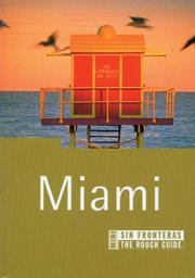 Cover of: Miami sin fronteras: The Mini Rough Guide (Rough Guides series)