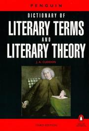 Cover of: The Penguin dictionary of literary terms and literary theory