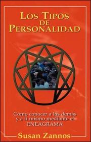 Cover of: Los tipos de personalidad by Susan Zannos