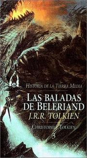 Cover of: Las Baladas de Beleriand by J.R.R. Tolkien, J.R.R. Tolkien