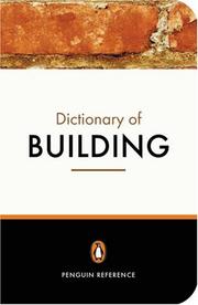 Cover of: The Penguin Dictionary of Building (Penguin Reference Books)