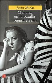 Cover of: Mañana en la batalla piensa en mí by Julián Marías