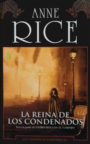 Cover of: La reina de los condenados by Anne Rice