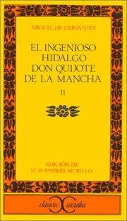 Cover of: El Ingenioso Hidalgo Don Quijote 2 by Miguel de Cervantes Saavedra