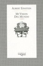 Cover of: Mi Vision del Mundo by Albert Einstein