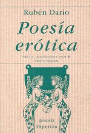 Cover of: Poesía erótica by Rubén Darío