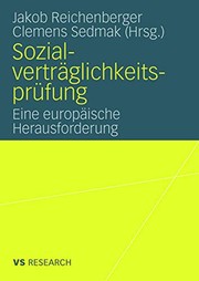 Cover of: Sozialverträglichkeitsprüfung: Eine europäische Herausforderung