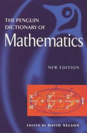 Cover of: The Penguin dictionary of mathematics