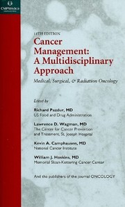 Cover of: Cancer Management by Richard Pazdur, Lawrence D. Wagman, Kevin A. Camphausen