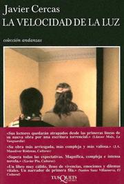 Cover of: La velocidad de la luz by Javier Cercas