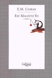 Cover of: Ese Maldito Yo by Emil Cioran