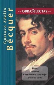 Cover of: Gustavo Adolfo Becquer (Obras selectas series)