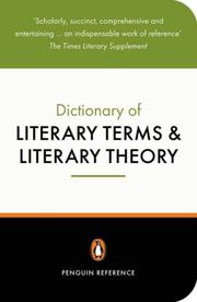 Cover of: The Penguin Dictionary of Literary Terms and Literary Theory (Penguin Dictionary)