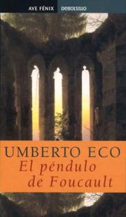 Cover of: El pendulo de foucault by Umberto Eco