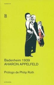 Cover of: Badenheim 1939 by Aharon Appelfeld