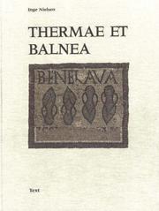 Cover of: Thermae Et Balnea by Inge Nielsen