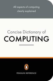 Cover of: The Penguin concise dictionary of computing