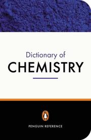 Cover of: The Penguin dictionary of chemistry by edited by David W.A. Sharp.