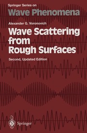 Cover of: Wave scattering from rough surfaces