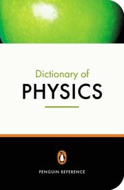 Cover of: The Penguin Dictionary of Physics: Third Edition (Dictionary, Penguin)