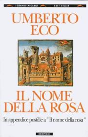 Cover of: Il nome della rosa by Umberto Eco