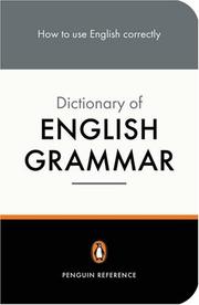 Cover of: The Penguin dictionary of English grammar by R. L. Trask