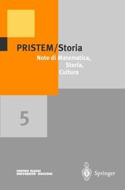 Cover of: PRISTEM/Storia / Number 5 (PRISTEM/Storia)
