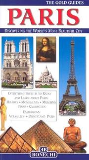 Cover of: Paris Gold Guide (Bonechi Gold Guides)