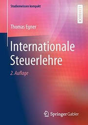 Cover of: Internationale Steuerlehre