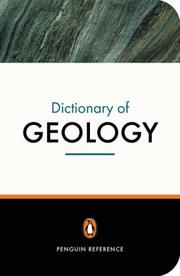 Cover of: Penguin Dictionary of Geology by Philip Kearey