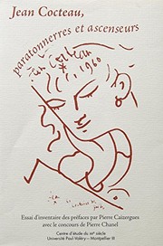 Cover of: Jean Cocteau, paratonnerres et ascenseurs