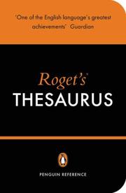 Cover of: Roget's Thesaurus of English Words and Phrases by George Davidson