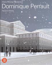 Cover of: Dominique Perrault: Recent Works