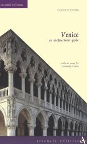 Cover of: Venice. An Architectural Guide (Itineraries)