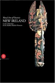 Cover of: Ritual arts of Oceania, New Ireland by Musée Barbier-Mueller