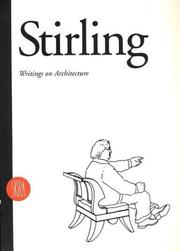 Cover of: James Stirling: Writings on Architecture