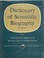 Cover of: Dictionary of Scientific Biography