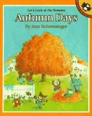 Cover of: Autumn days
