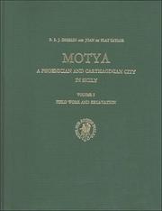 Cover of: Motya: A Phoenician and Carthaginian City in Sicily: Field Work and Excavation