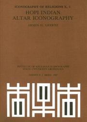 Cover of: Hopi Indian Altar Iconography by Armin W. Geertz