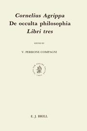Cover of: De Occulta Philosophia Libri Tres by 