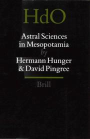 Cover of: Astral sciences in Mesopotamia