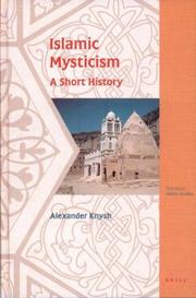 Cover of: Islamic mysticism: a short history