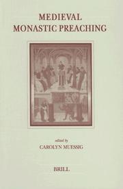 Cover of: Medieval monastic preaching