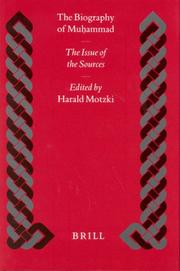 Cover of: The Biography of Muhammad by Harald Motzki