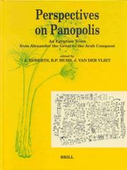 Cover of: Perspectives on Panopolis: an Egyptian town from Alexander the Great to the Arab conquest